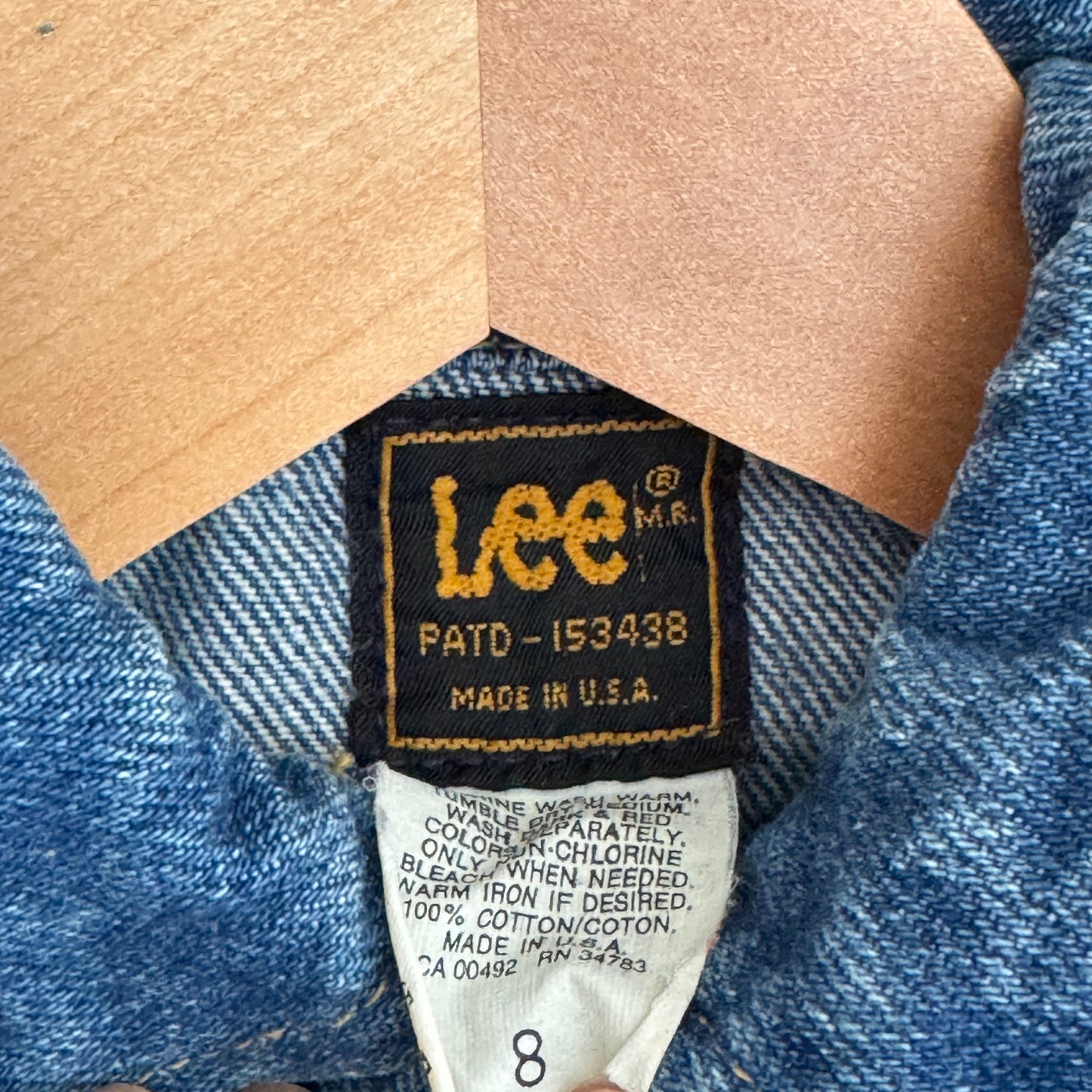 Vintage DIY Deer Denim Lee Jacket (8Y)