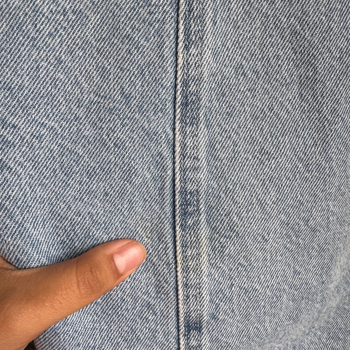 Levi’s light wash denim dress