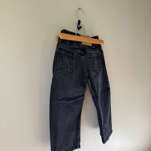 Vintage 566 Orange Tab Black Loose Fit Levi’s (3T)