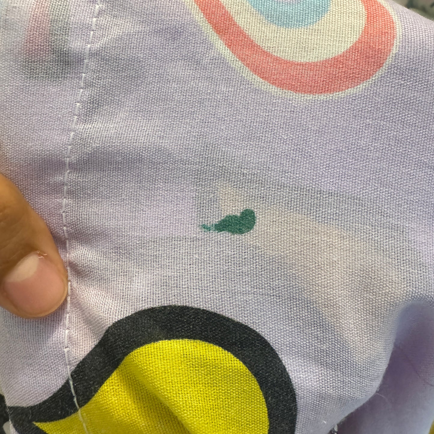 Vintage Power Puff Girls Curtain Panel