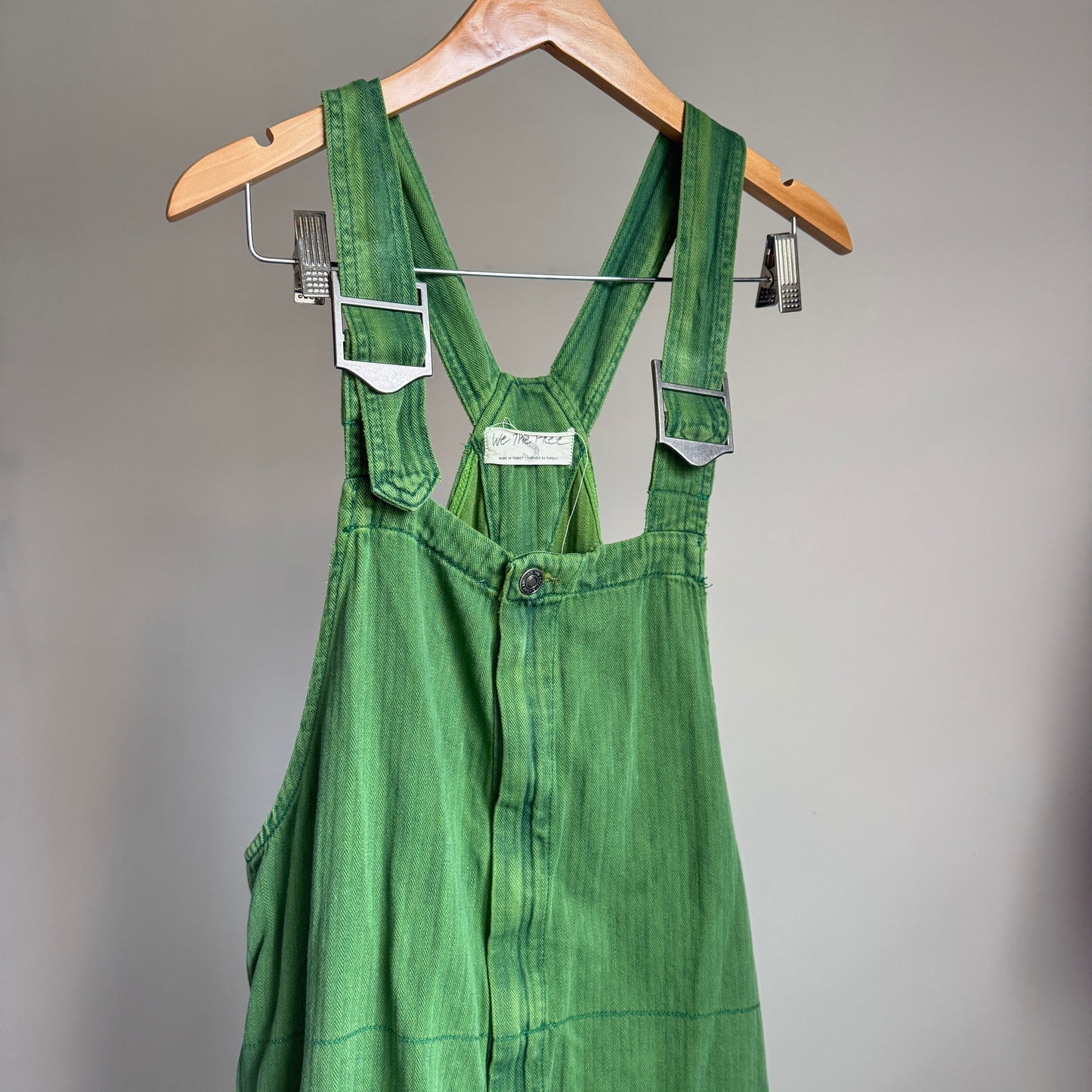 We the Free Green Overalls
