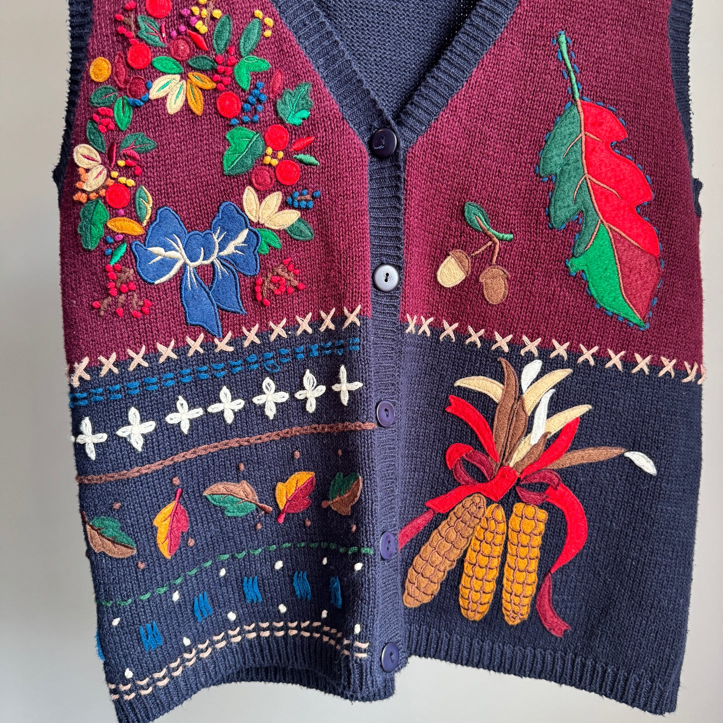 Autumnal Funky Sweater Vest