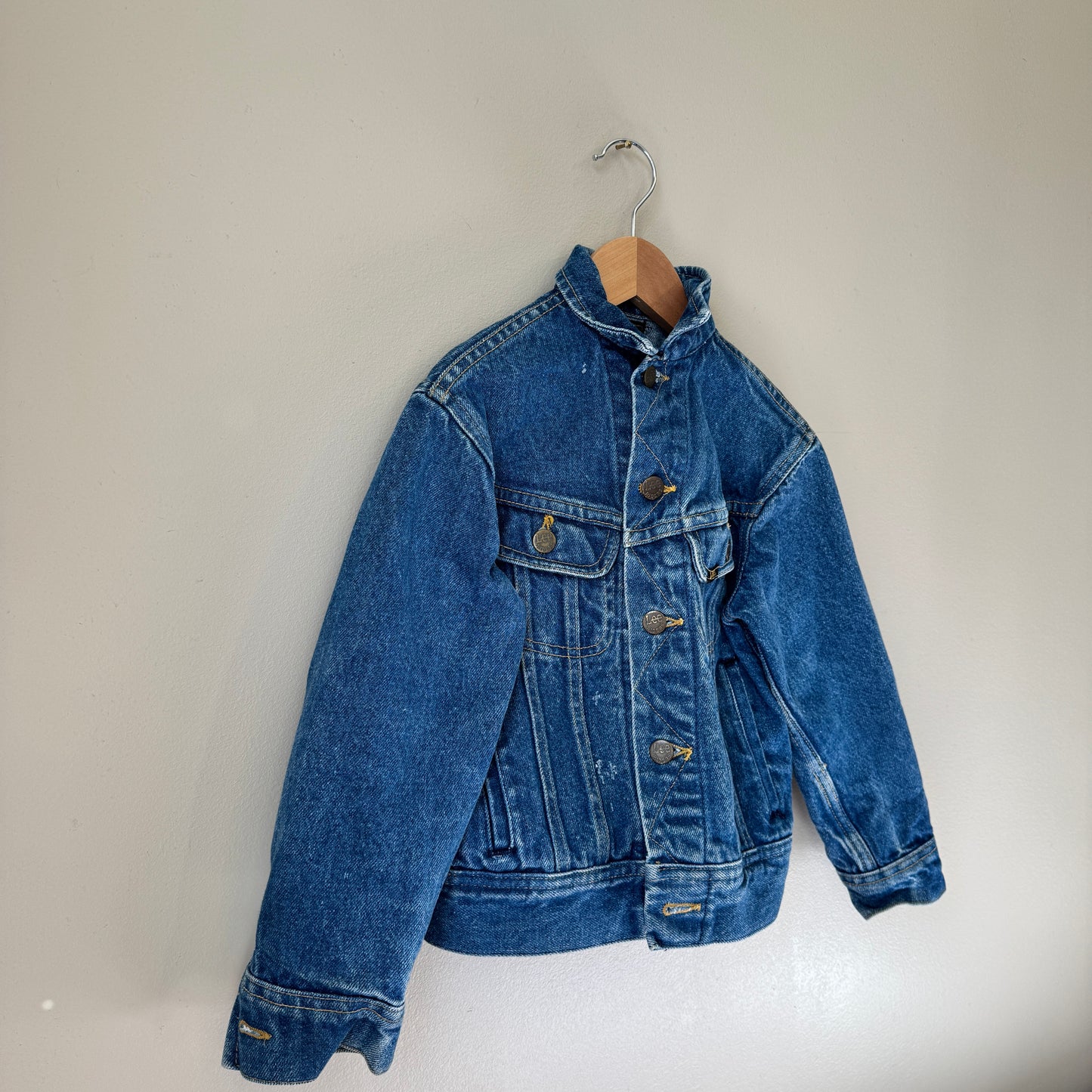 Vintage DIY Deer Denim Lee Jacket (8Y)