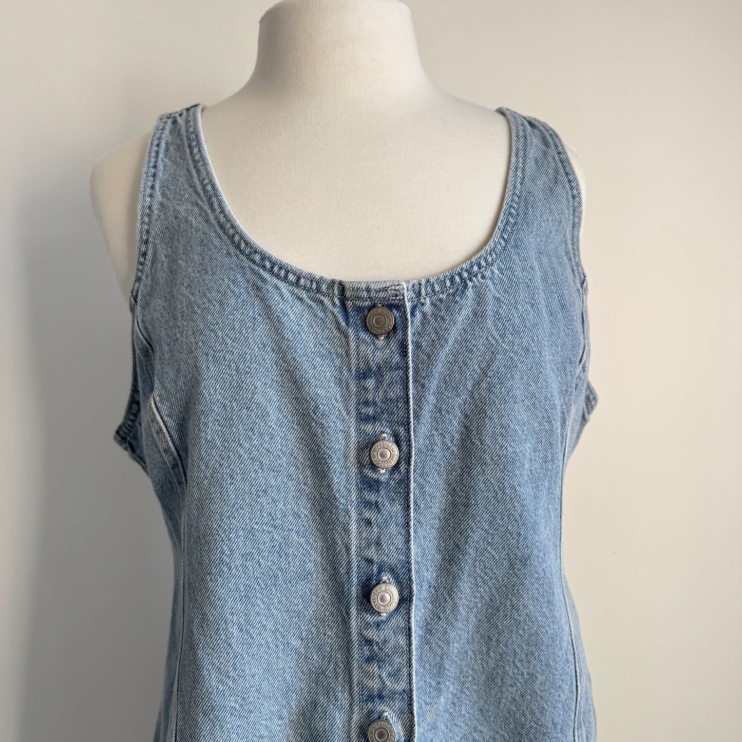 Levi’s light wash denim dress