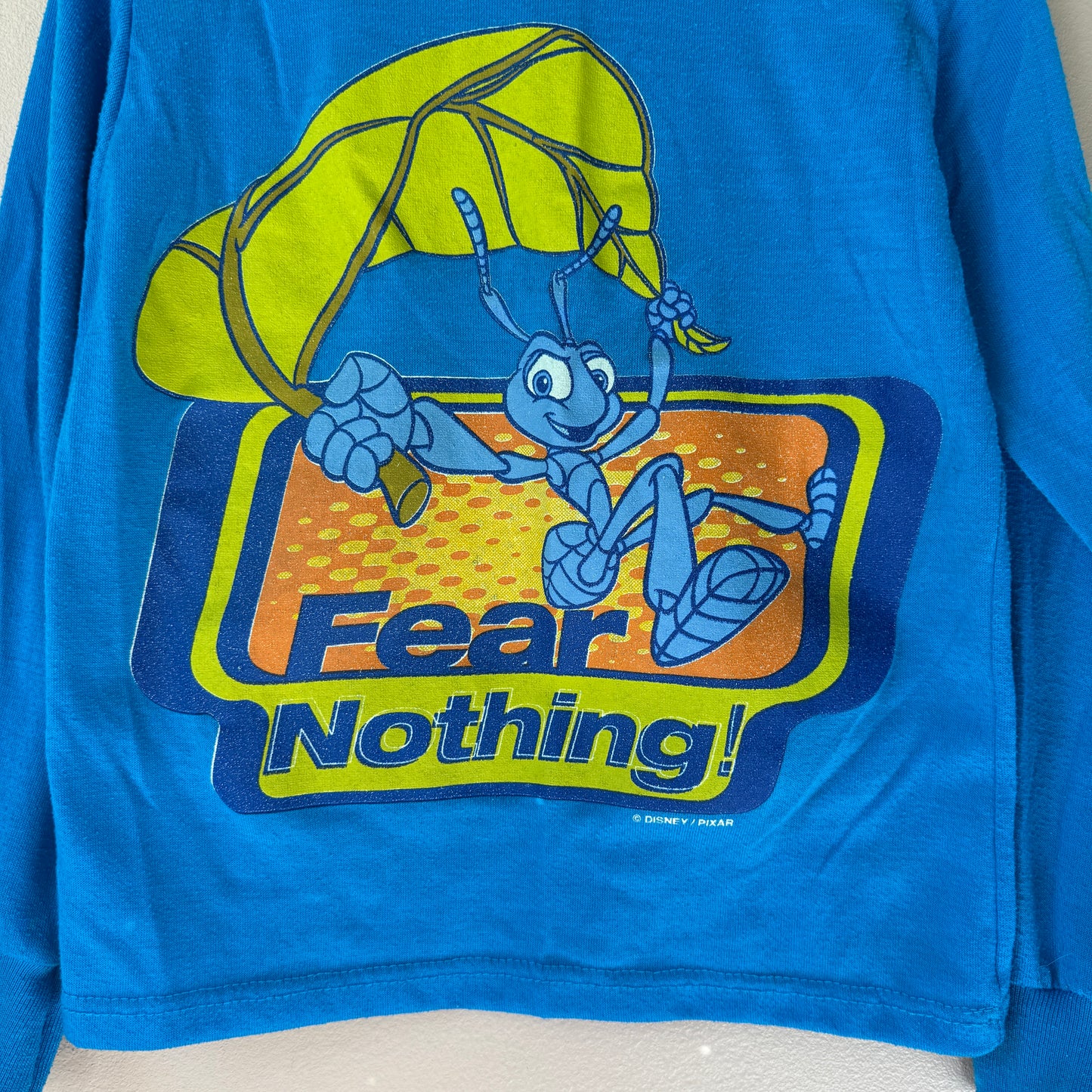 Vintage Flik “Fear Nothing” Blue Long Sleeve T-shirt