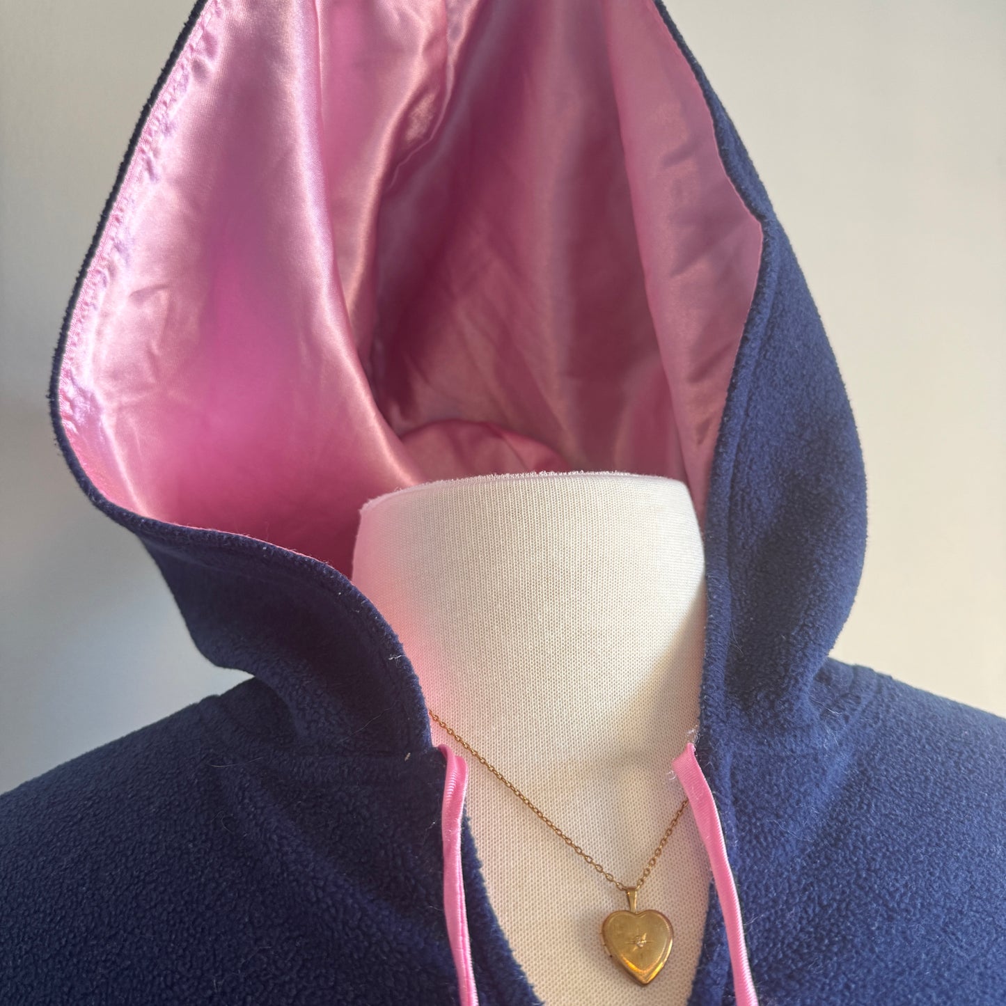 Blue Eeyore Moody Embroidered Hoodie