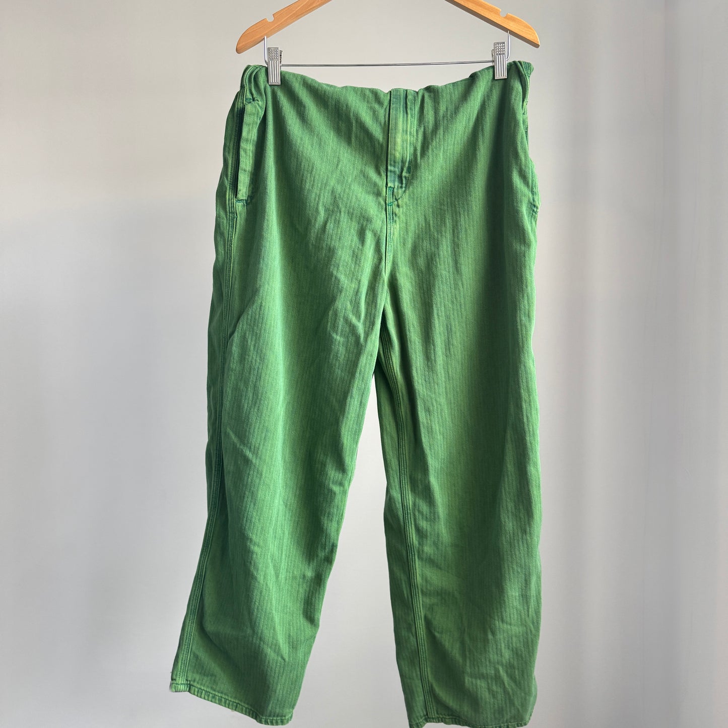 We the Free Green Overalls