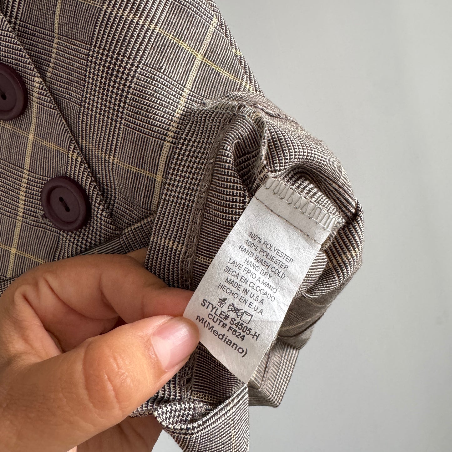 NWT Vintage Forever21 Plaid Pleated Micro Skirt