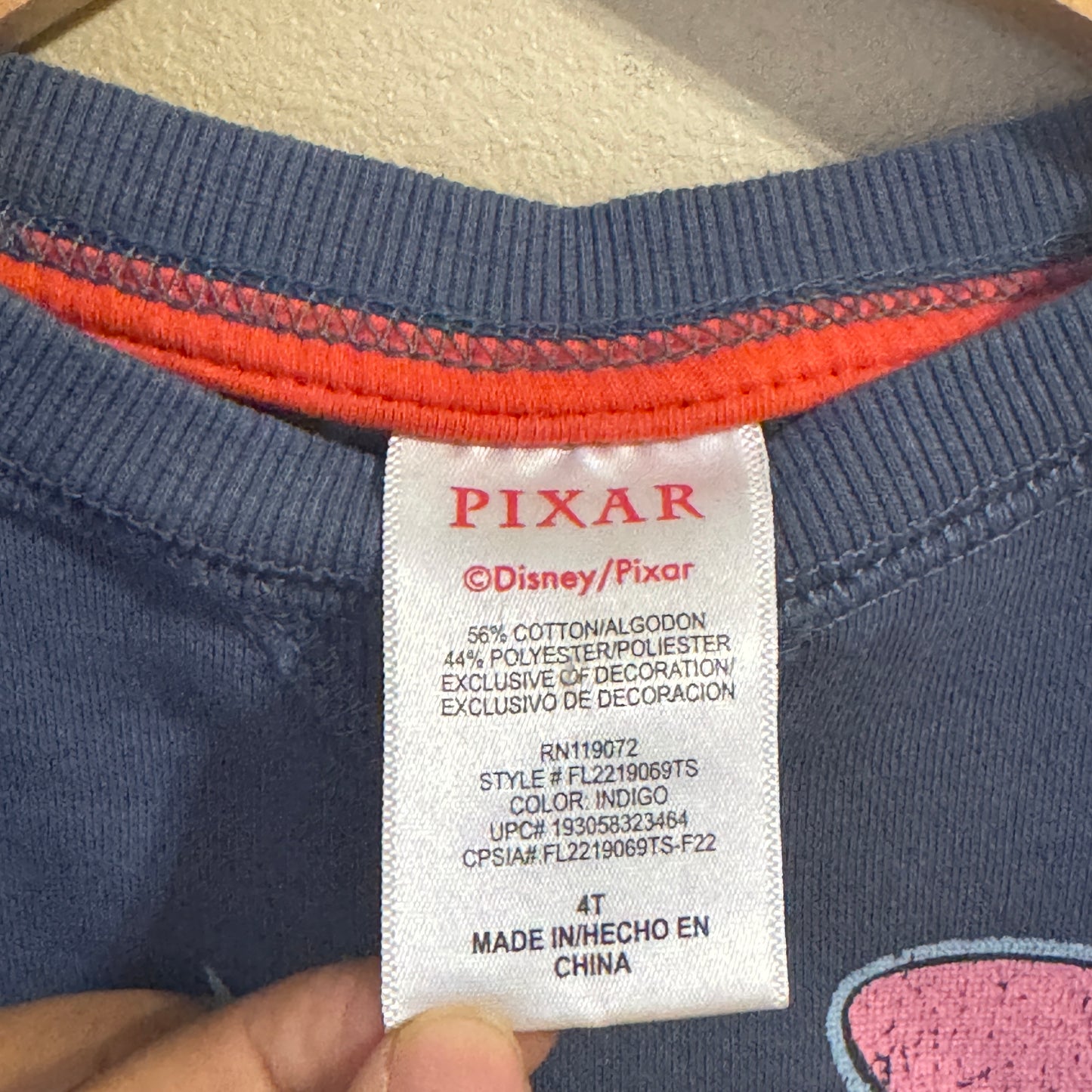 Christmas Buzz Lightyear Graphic Crewneck Sweater (4T)