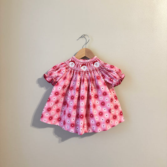 Smocked Santa Top by Southern Sunshine (24m)