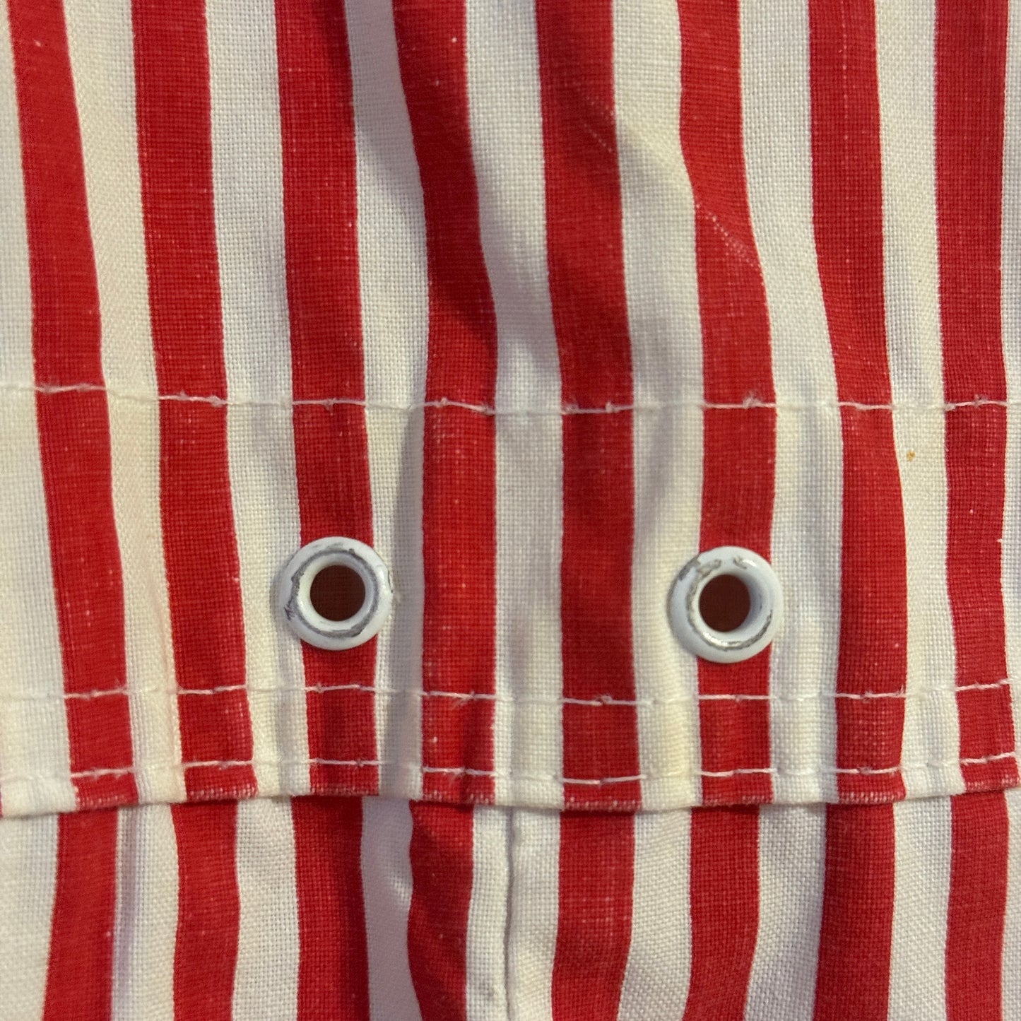 80s OSH KOSH Red Striped Shortalls (18m)
