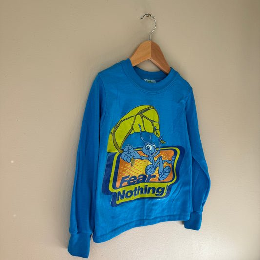 Vintage Flik “Fear Nothing” Blue Long Sleeve T-shirt
