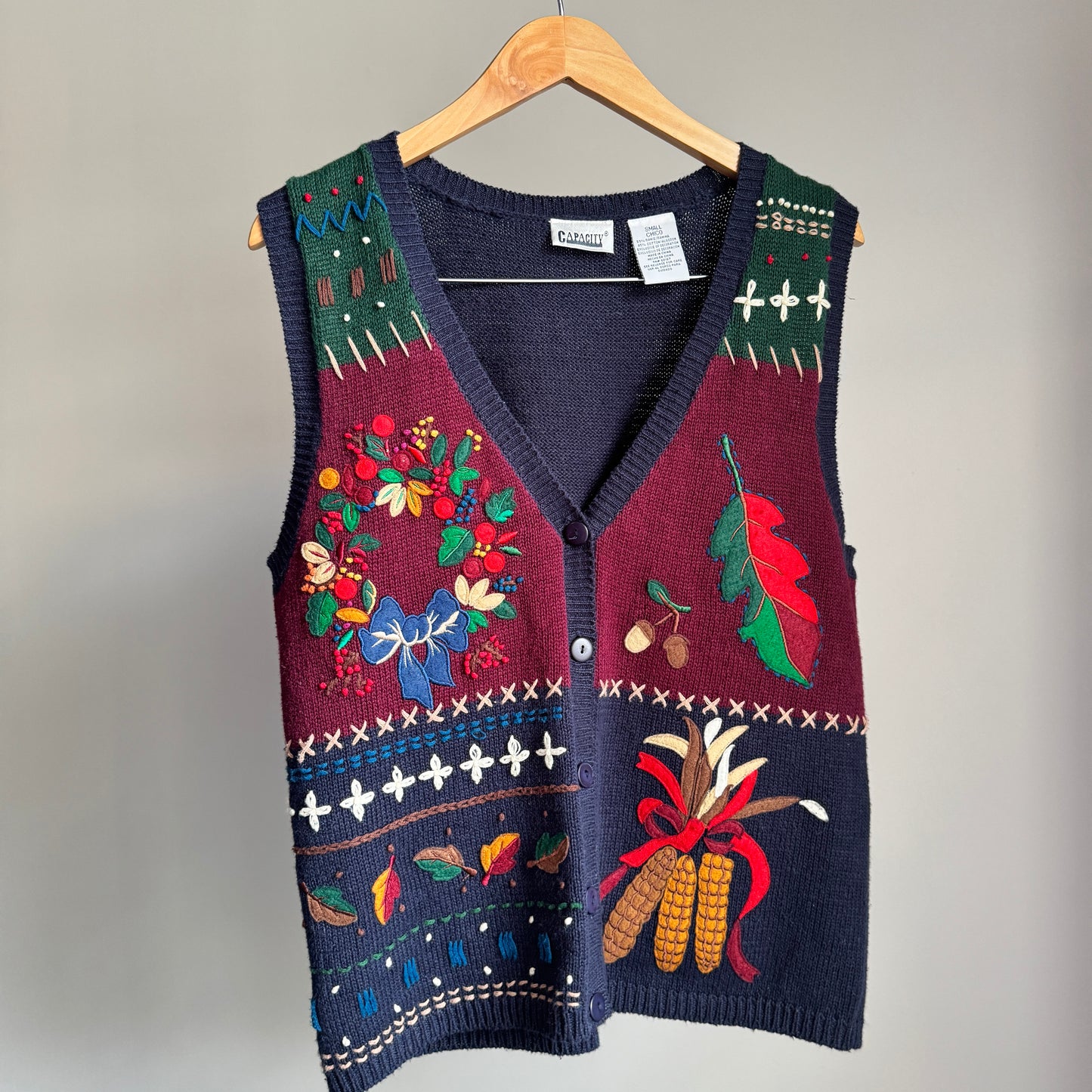 Autumnal Funky Sweater Vest