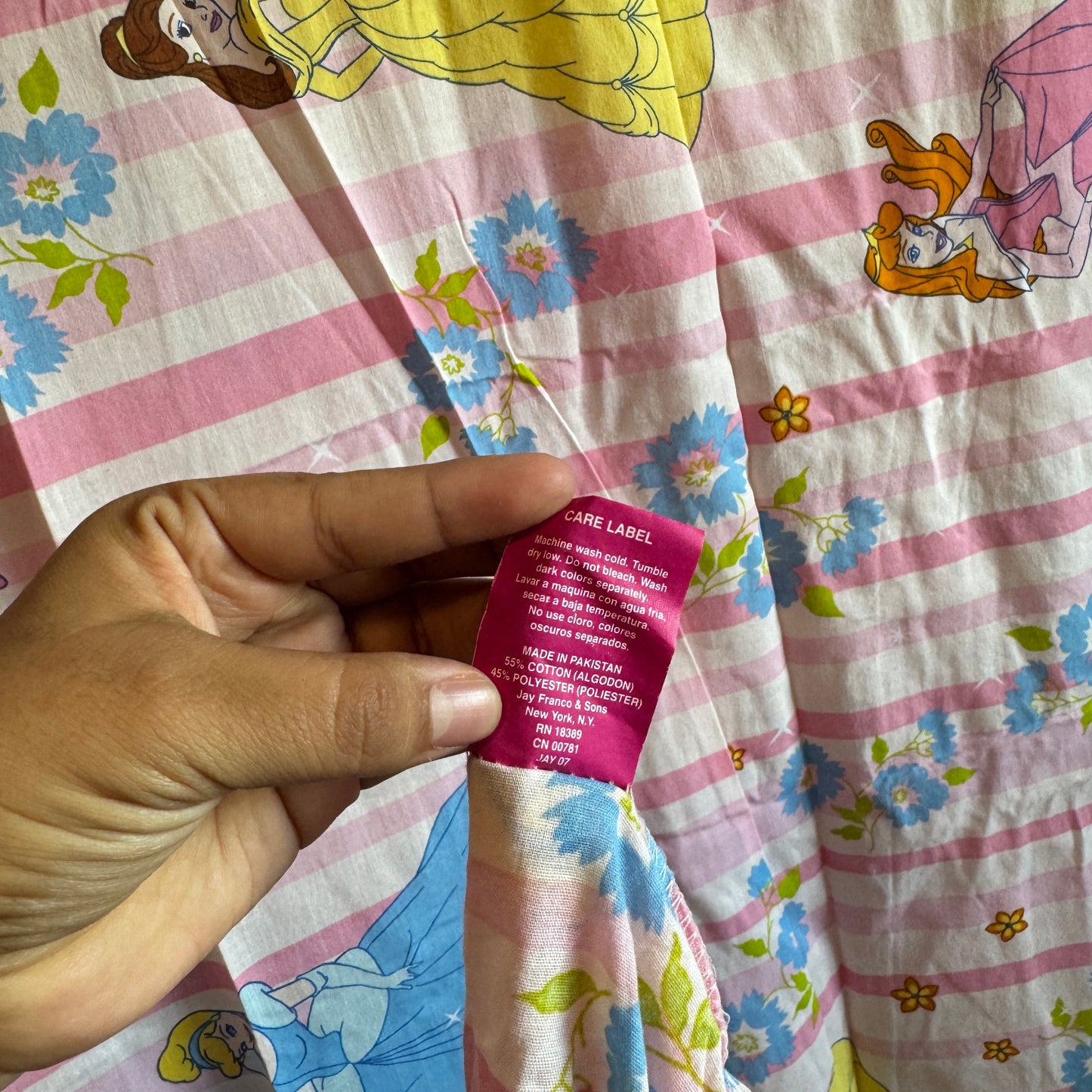 Princess 3 piece sleep set for TWIN