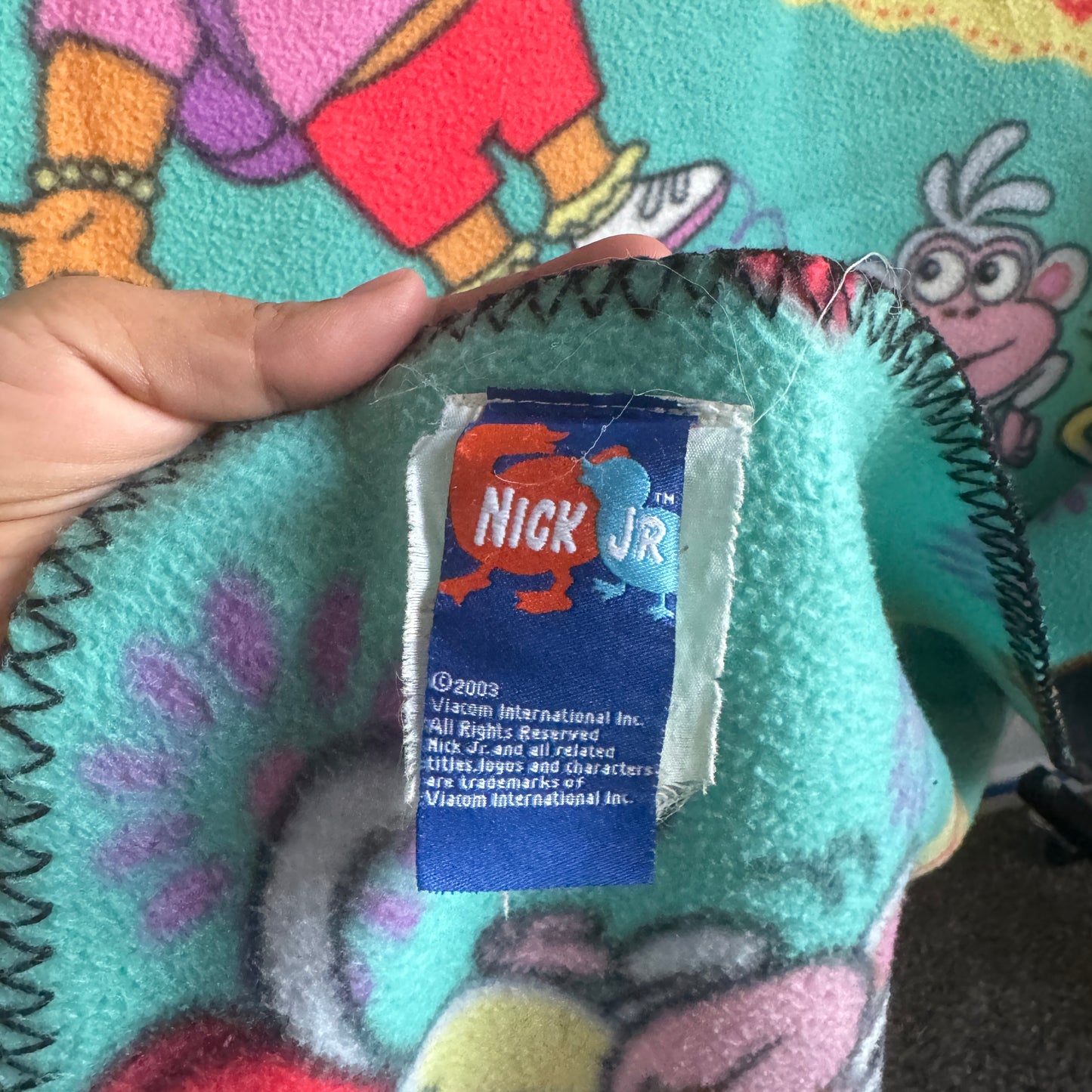 Dora & Boots Hello/Hola Blanket