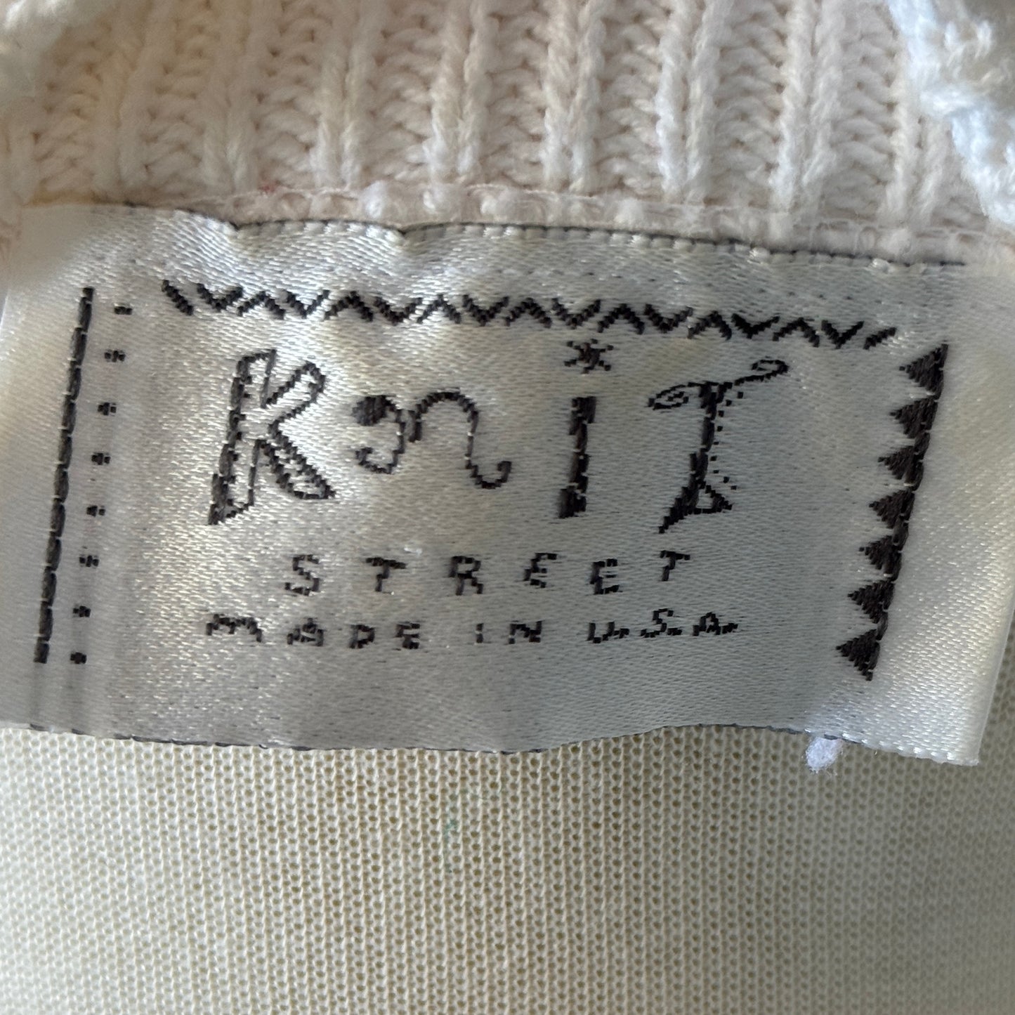 Vintage AOP Hearts Knit Sweater