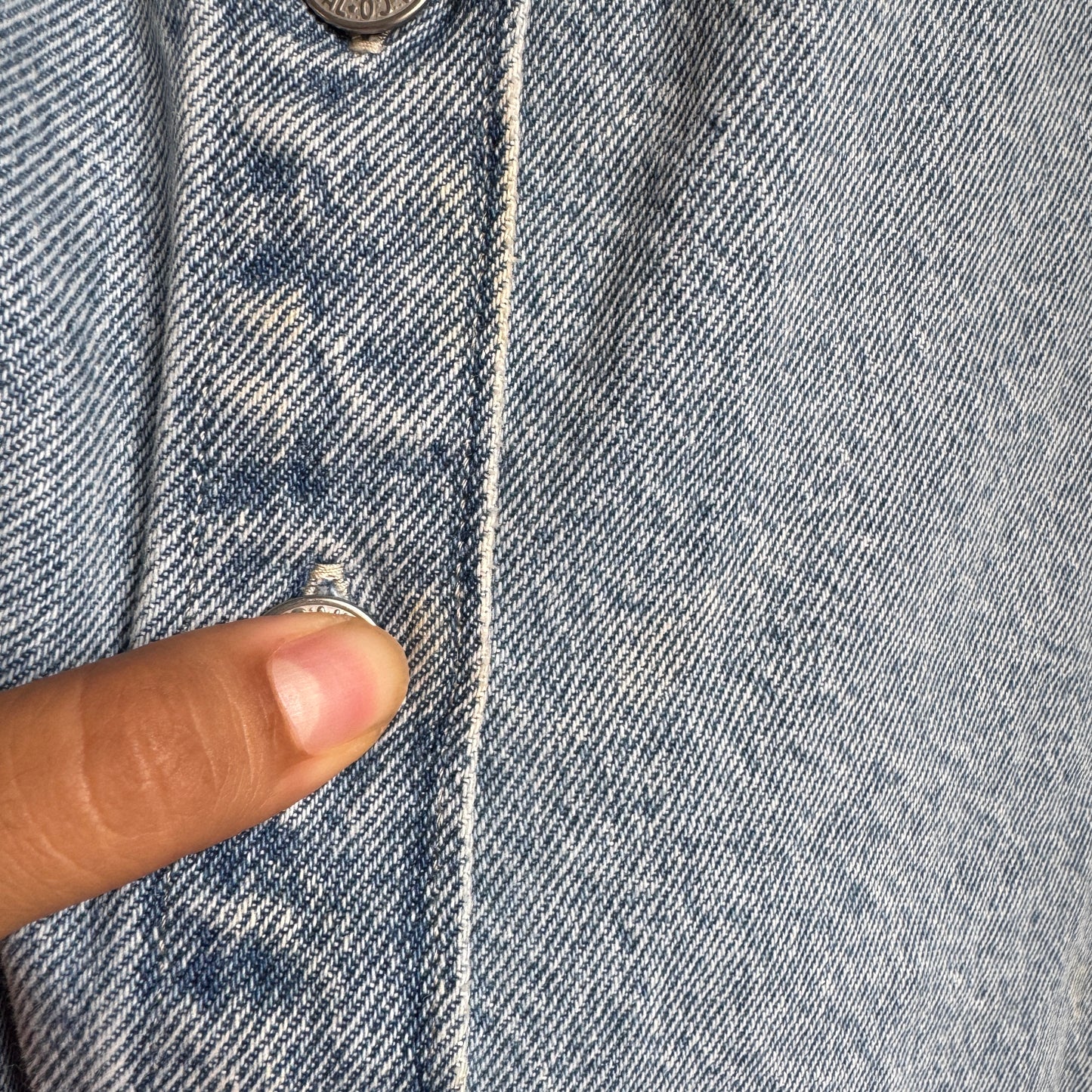 Levi’s light wash denim dress